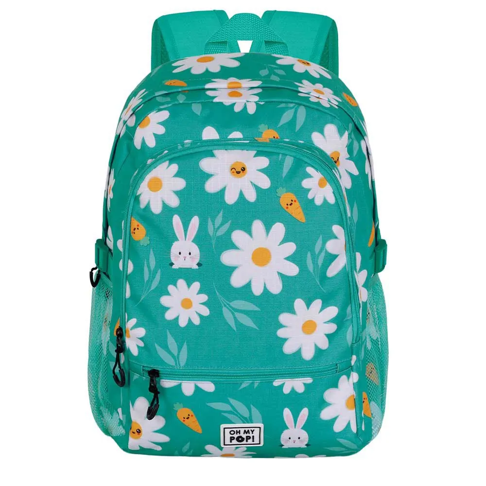 Oh My Pop Blomstrende Viftekamp 2.2 Ryggsekk, Turquoise Oh My Pop Blomstrende Viftekamp 2.2 Ryggsekk, Turquoise