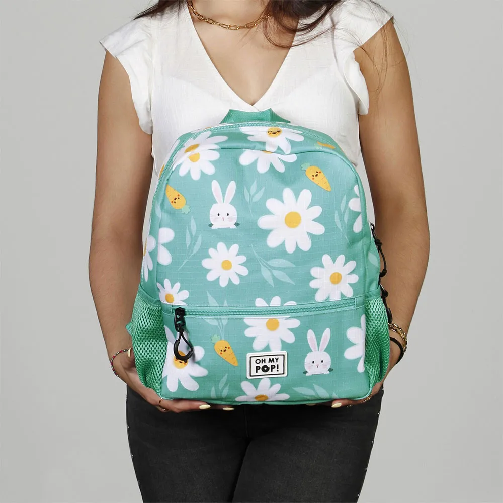 Oh My Pop Blooming Sweet Ryggsekk, Turquoise