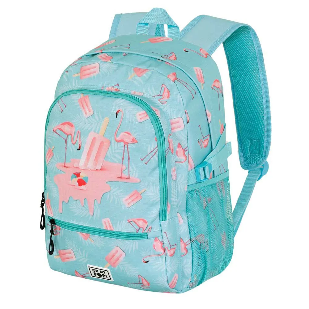 Oh My Pop Fan Fight Ice Flamingo 2.2 Ryggsekk, Turquoise Oh My Pop Fan Fight Ice Flamingo 2.2 Ryggsekk, Turquoise