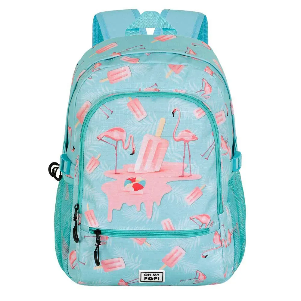 Oh My Pop Fan Fight Ice Flamingo 2.2 Ryggsekk, Turquoise Oh My Pop Fan Fight Ice Flamingo 2.2 Ryggsekk, Turquoise