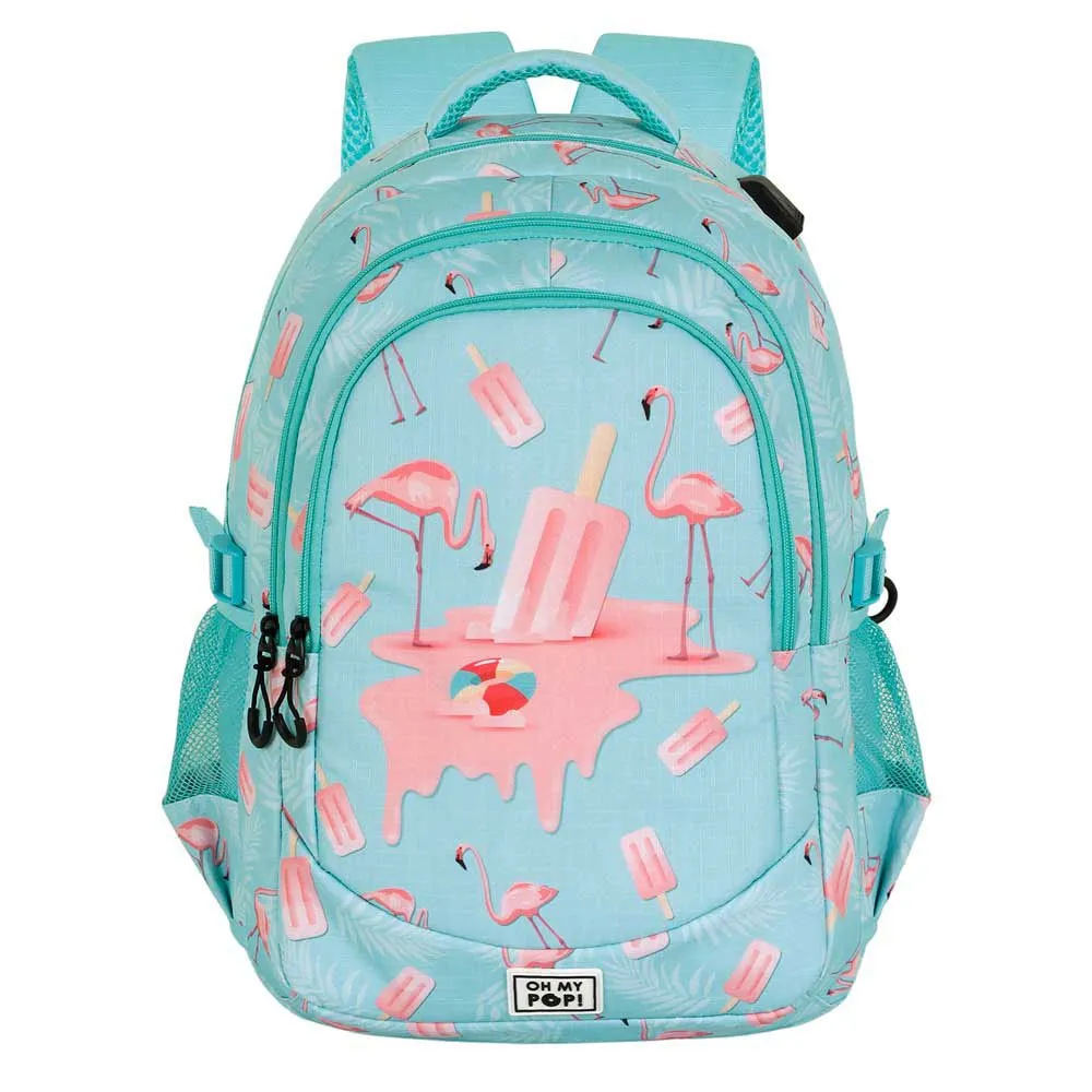 Oh My Pop Isflamingo Plus Løping Ryggsekk, Turquoise Oh My Pop Isflamingo Plus Løping Ryggsekk, Turquoise