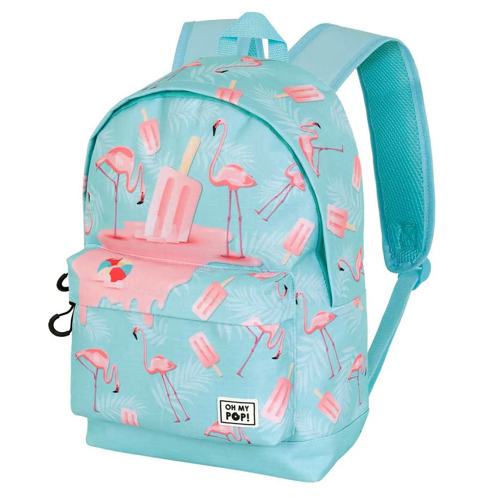 Oh My Pop Isflamingo-vifte Hs 2.2 Ryggsekk, Turquoise Oh My Pop Isflamingo-vifte Hs 2.2 Ryggsekk, Turquoise