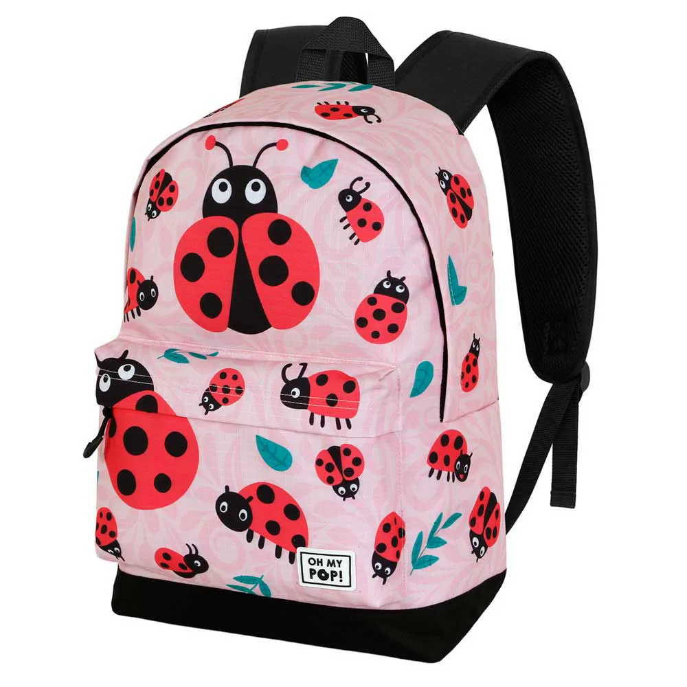 Oh My Pop Ladybug Fan Hs 2.2 Ryggsekk, Pink