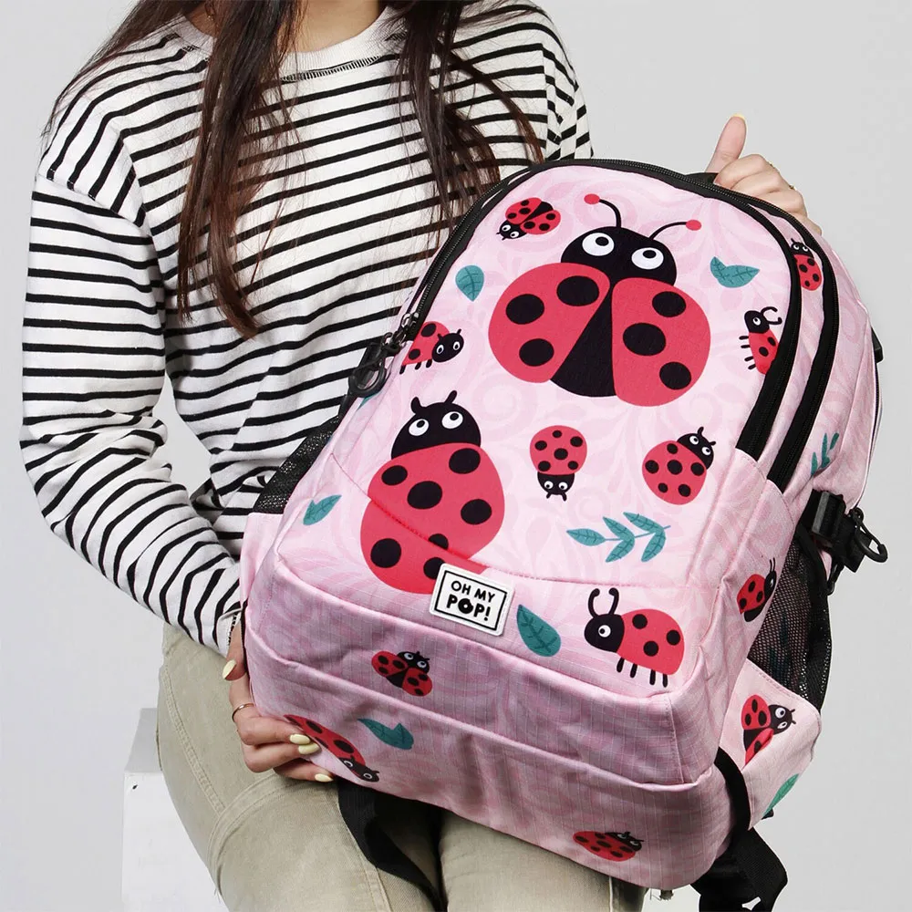 Oh My Pop Marihøne Plus Kjører Ryggsekk, Pink Oh My Pop Marihøne Plus Kjører Ryggsekk, Pink