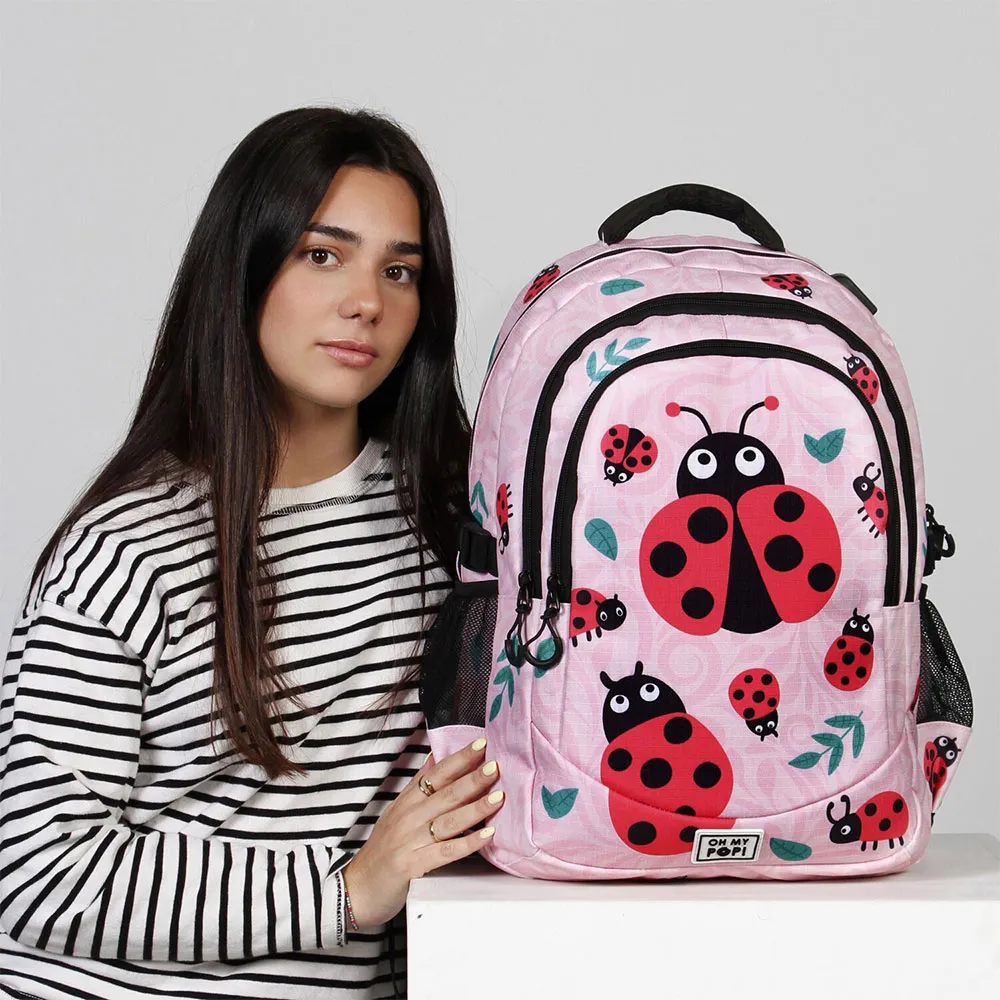 Oh My Pop Marihøne Plus Kjører Ryggsekk, Pink Oh My Pop Marihøne Plus Kjører Ryggsekk, Pink