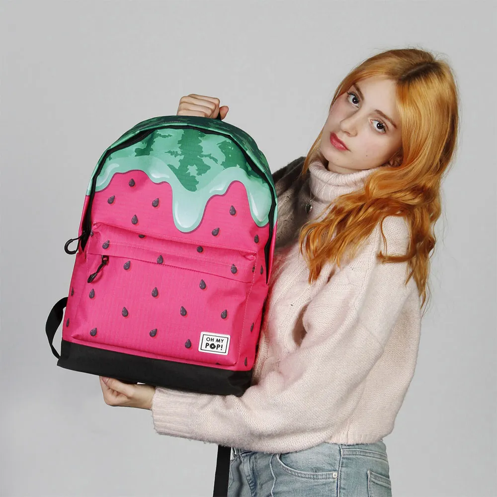 Oh My Pop Melty Melon Fan Hs 2.2 Ryggsekk, Green Oh My Pop Melty Melon Fan Hs 2.2 Ryggsekk, Green