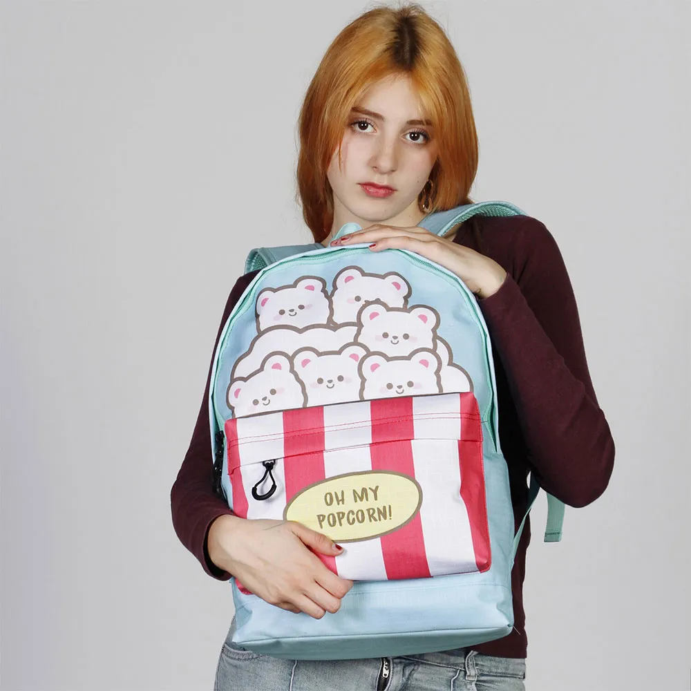 Oh My Pop Popcorn Fan Hs 2.2 Ryggsekk, Blue Oh My Pop Popcorn Fan Hs 2.2 Ryggsekk, Blue