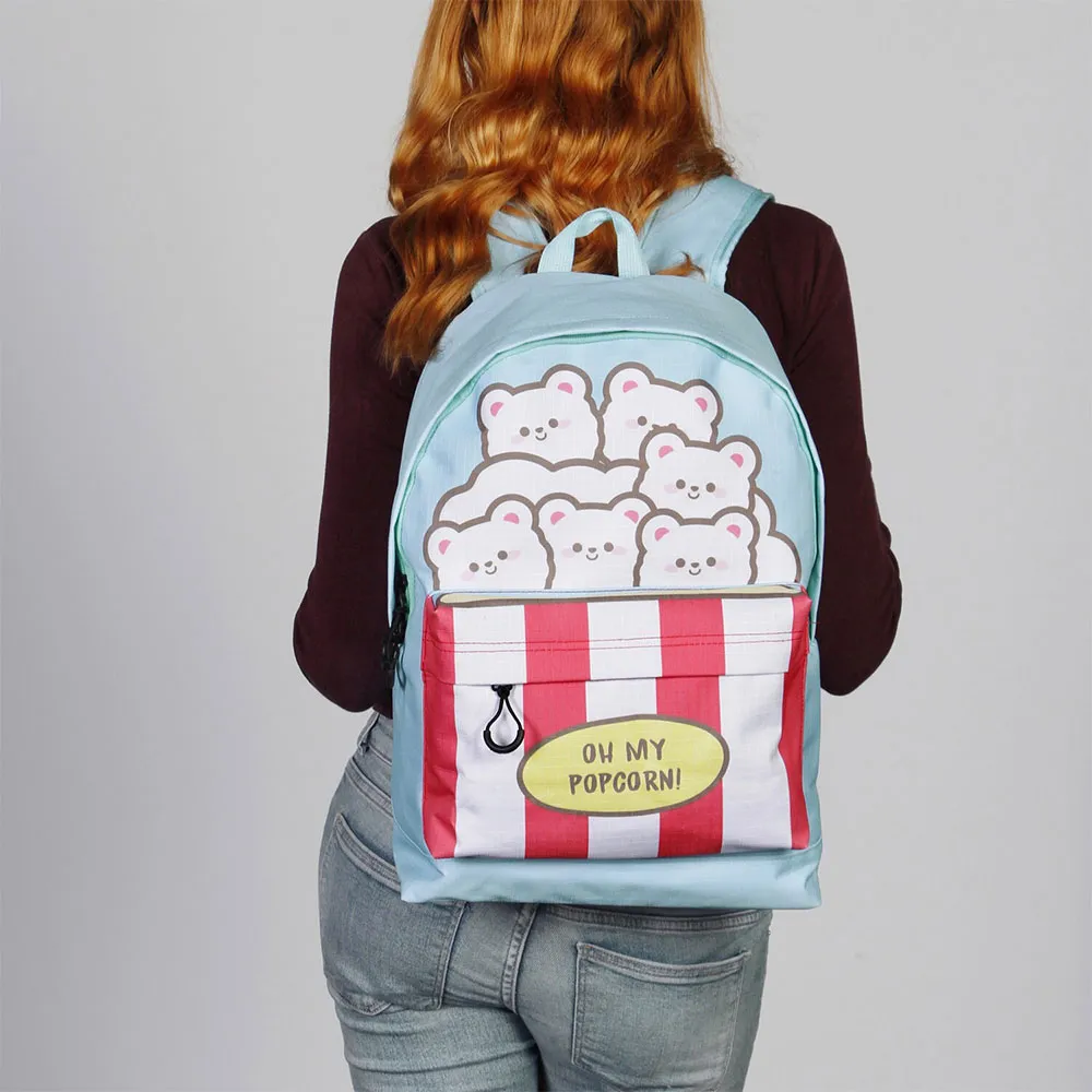 Oh My Pop Popcorn Fan Hs 2.2 Ryggsekk, Blue Oh My Pop Popcorn Fan Hs 2.2 Ryggsekk, Blue