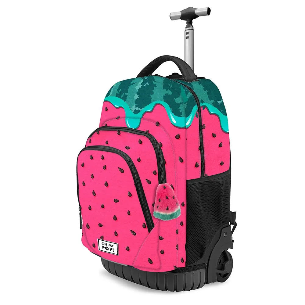 Oh My Pop Smeltet Melon-fan Gts Trolley-ryggsekk, Green Oh My Pop Smeltet Melon-fan Gts Trolley-ryggsekk, Green