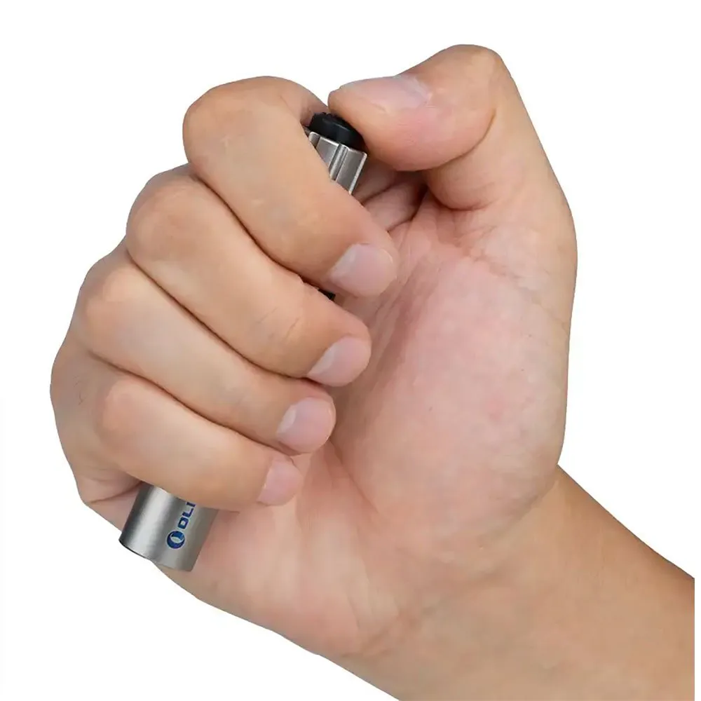 Olight Edc I3t Eos Led-lommelykt, Silver, 180 Lysstyrker Olight Edc I3t Eos Led-lommelykt, Silver, 180 Lysstyrker