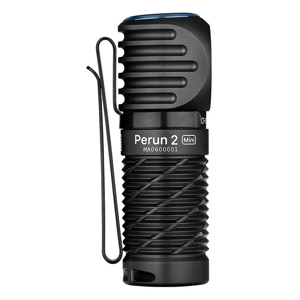 Olight Perun 2 Mini Red Led-lommelykt, Black, 1100 Lysstyrker Olight Perun 2 Mini Red Led-lommelykt, Black, 1100 Lysstyrker