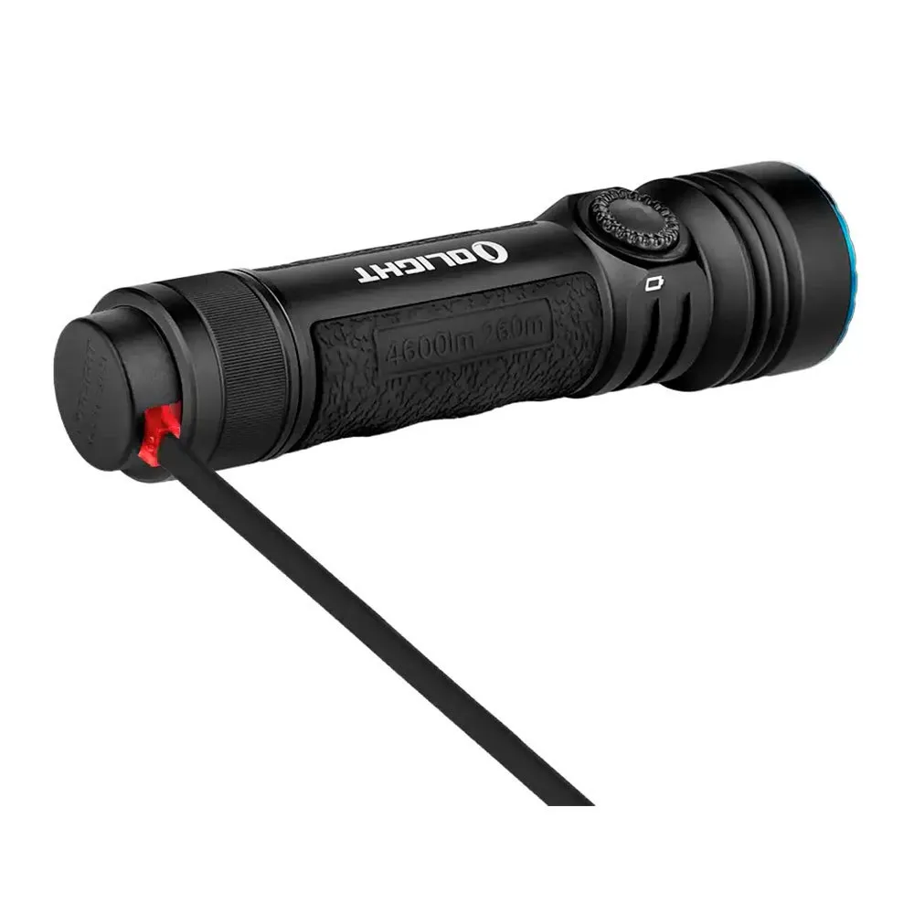 Olight Seeker 4 Pro Nøytral Hvit Led-lommelykt, Black, 46000 Lysstyrker Olight Seeker 4 Pro Nøytral Hvit Led-lommelykt, Black, 46000 Lysstyrker