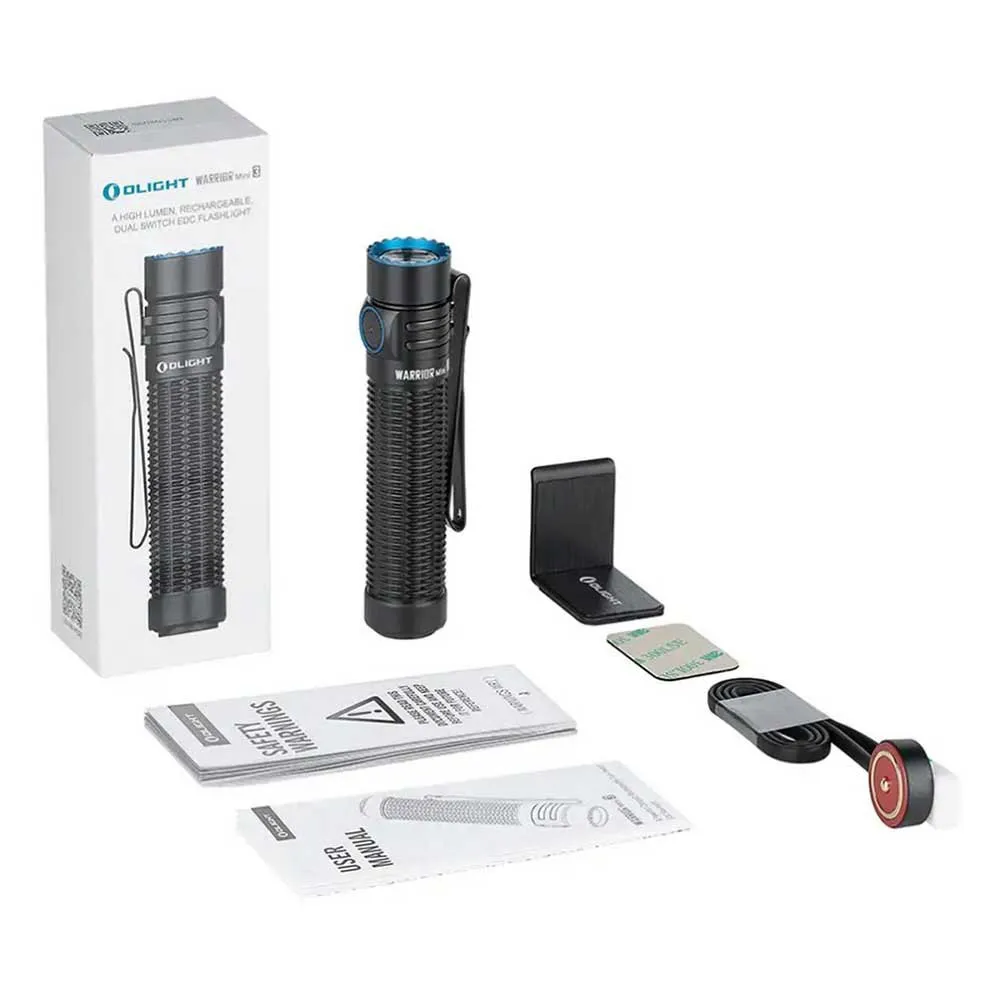 Olight Warrior Mini 3 Led-lommelykt Olight Warrior Mini 3 Led-lommelykt