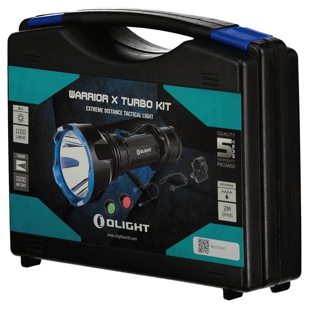 Olight Warrior X Turbo Lommelyktsett, Black, 1100 Lysstyrker Olight Warrior X Turbo Lommelyktsett, Black, 1100 Lysstyrker