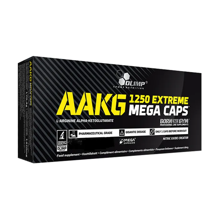 Olimp Sports Nutrition AAKG 1250 Extreme Mega Caps L-Arginin Kapsler