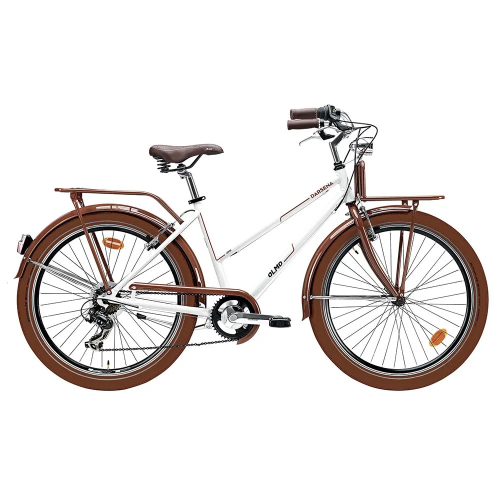Olmo Darsena 26´´ Ty-300 2024 Sykkel, White / brown, 46, Bysykkel