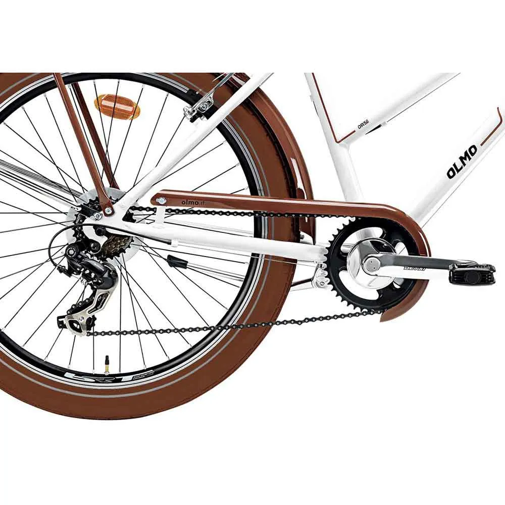 Olmo Darsena 26´´ Ty-300 2024 Sykkel, White / brown, 46, Bysykkel