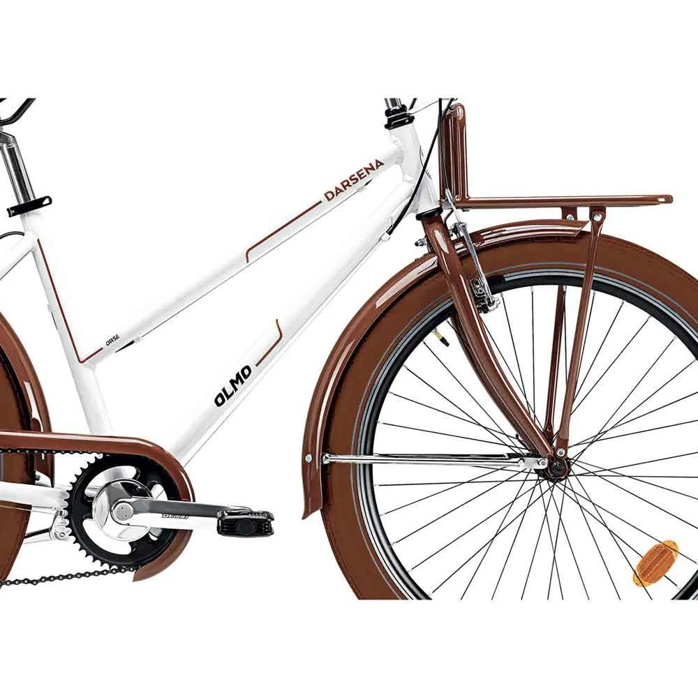 Olmo Darsena 26´´ Ty-300 2024 Sykkel, White / brown, 46, Bysykkel