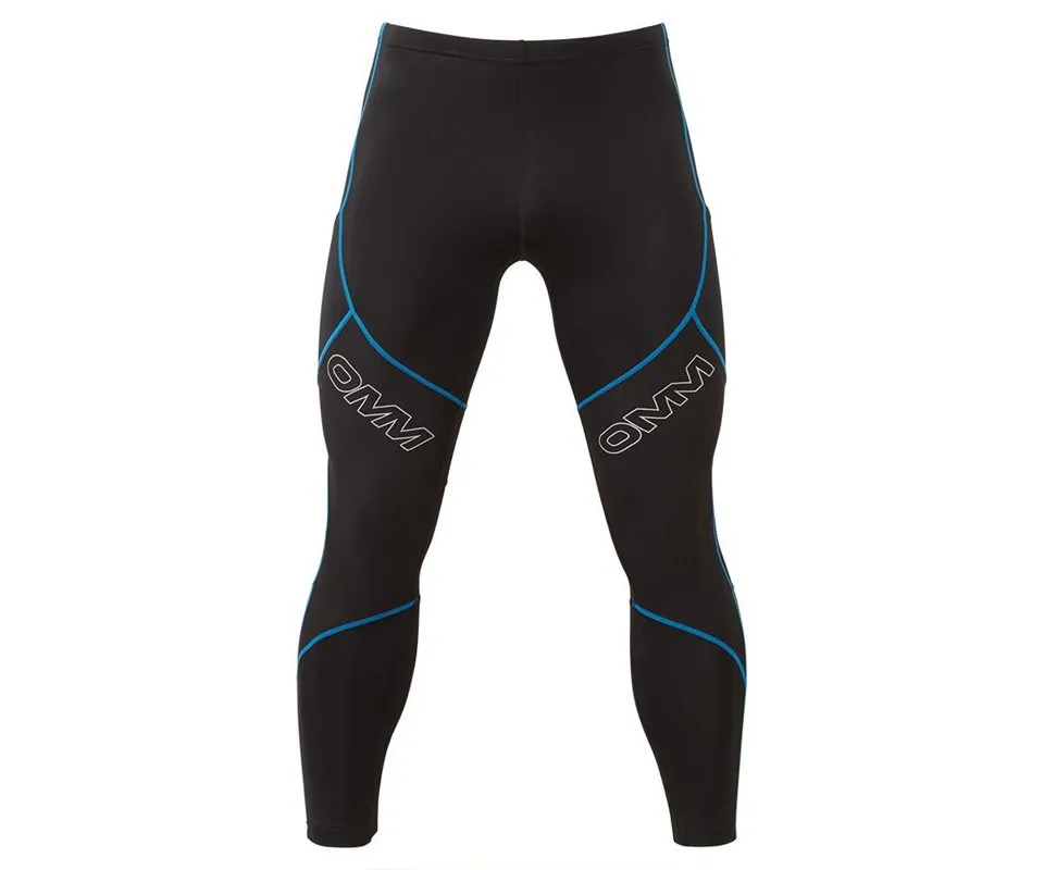 OMM Flash Winter Tights Men, Black/blue OMM Flash Winter Tights Men, Black/blue