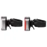 One 40 Sykkellyktesett, Black, 70 / 20 Lysstyrker