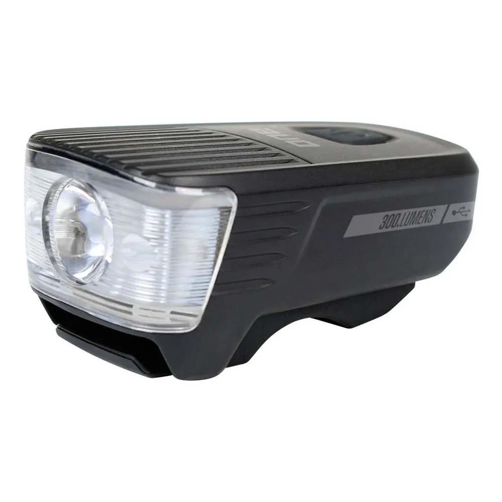 One 50 Frontlys, Black / grey, 300 Lysstyrker