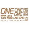 ONE UP COMPONENTS Dekal Sett