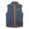 ONE WAY Pile Vest, Grey / flame