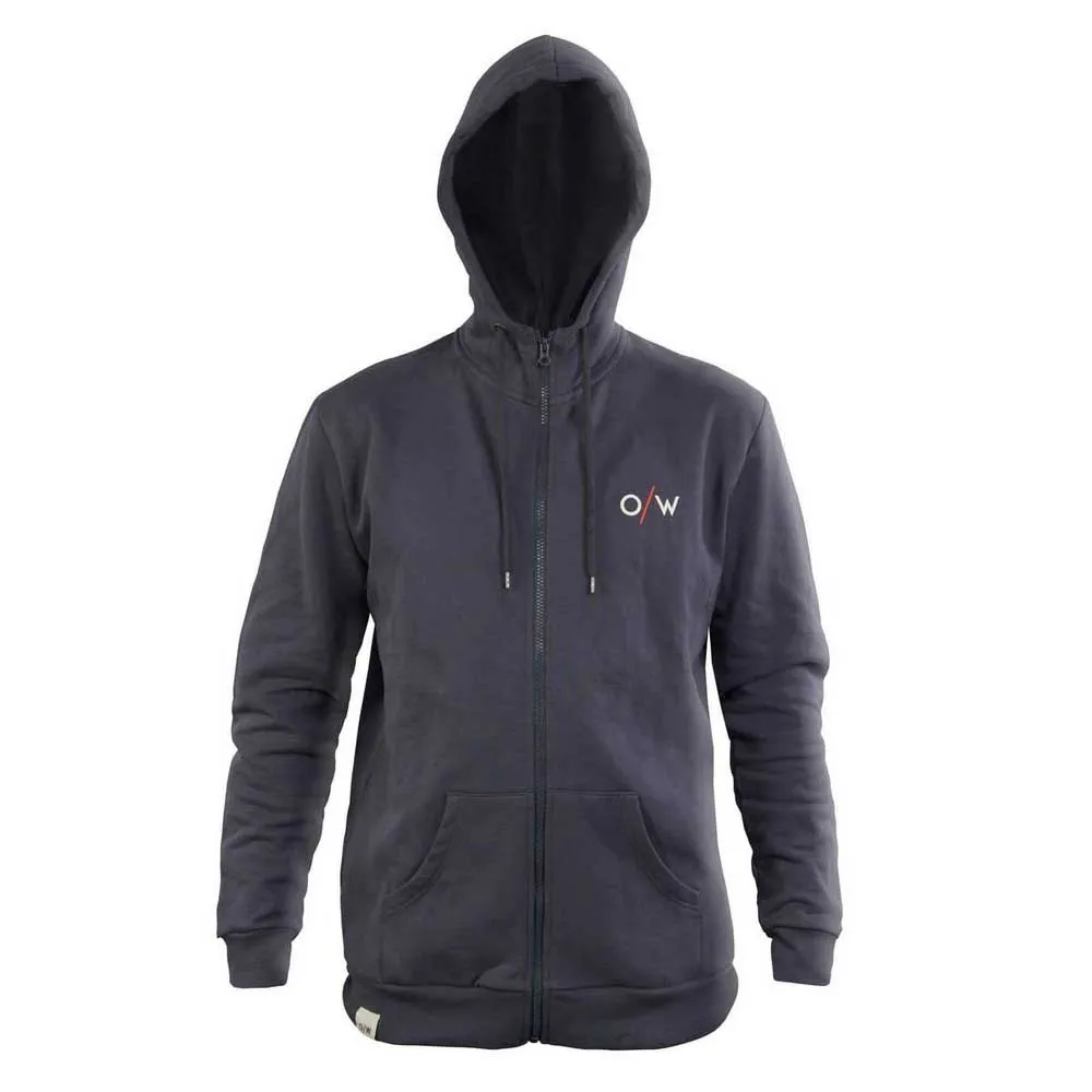 ONE WAY Staffwear Genser Med Hel Glidelås, Grey / flame