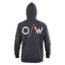 ONE WAY Staffwear Genser Med Hel Glidelås, Grey / flame