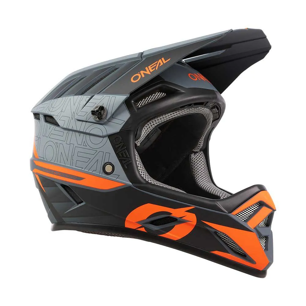 O'Neal Backflip Eclipse Nedoverbakke Hjelm, Grey / orange