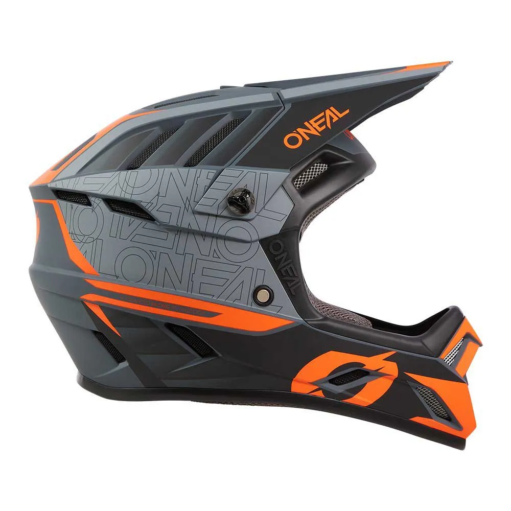 O'Neal Backflip Eclipse Nedoverbakke Hjelm, Grey / orange