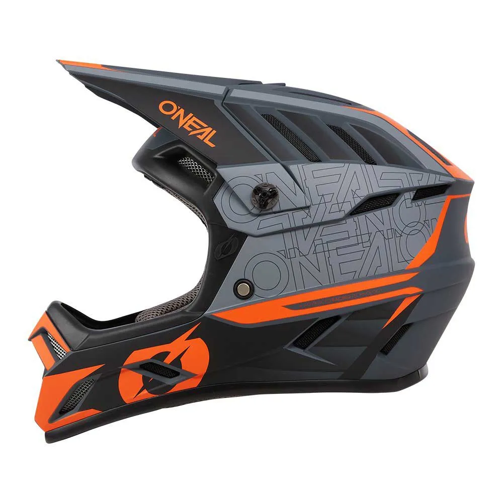 O'Neal Backflip Eclipse Nedoverbakke Hjelm, Grey / orange