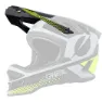 O'Neal Blade Polyacrylite Ace Erstatningsvisir For Hjelm, Black / neon yellow / grey