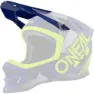 O'Neal Blade Polyacrylite Delta Erstatningsvisir For Hjelm, Blue / neon yellow