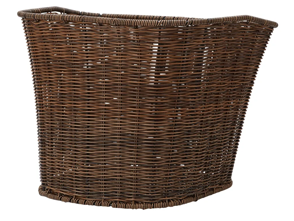 OnGear sykkelkurv front til 26"-28"brun, Svart