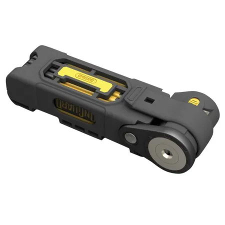 Onguard Antitheft K9 79 Cm Foldelås, Black / yellow, One Size Onguard Antitheft K9 79 Cm Foldelås, Black / yellow, One Size
