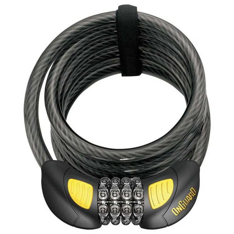 Onguard Dobberman 8031 Combination Number Kabellås, Black, 1850 x 12mm
