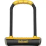 Onguard Pitbull Dt & Cable Bøylelås, Black / yellow, 115 x 230 x 14mm