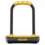 Onguard Pitbull Std U-lås, Black / yellow, 115 x 230 x 14mm