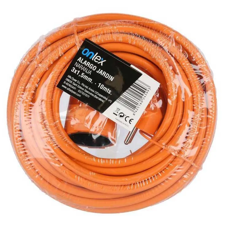 Onlex Utvidelse Av Appelsinhage 3x1.5 Mm 10 M, Orange, One Size Onlex Utvidelse Av Appelsinhage 3x1.5 Mm 10 M, Orange, One Size