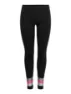 Only Play Stripe Jersey Leggings Sort Dame