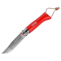 Opinel No 08 Red With Sheath Lommekniv Opinel No 08 Red With Sheath Lommekniv