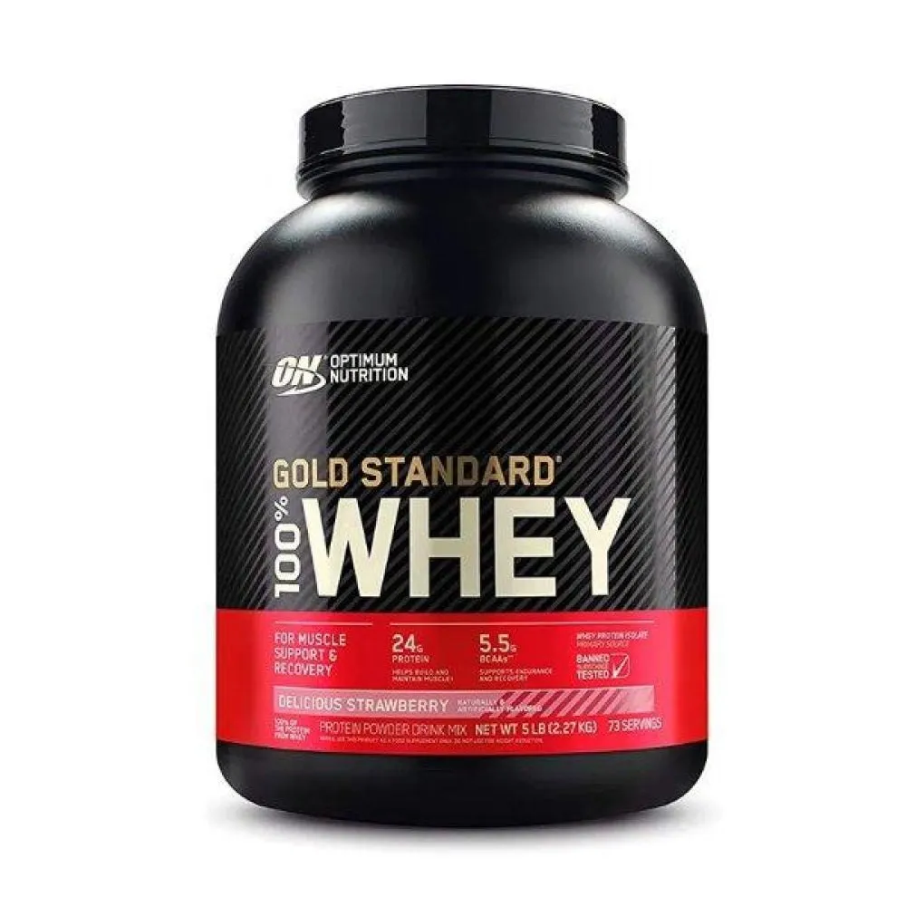 Optimum Nutrition 100% Pure Myseprotein Vaniljeis 2270g Optimum Nutrition 100% Pure Myseprotein Vaniljeis 2270g