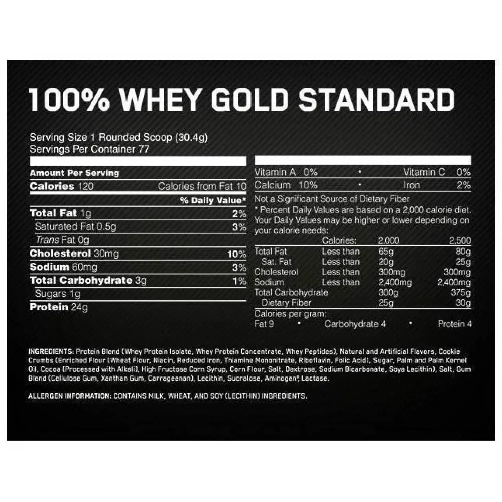 Optimum Nutrition 100% Pure Myseprotein Vaniljeis 2270g Optimum Nutrition 100% Pure Myseprotein Vaniljeis 2270g