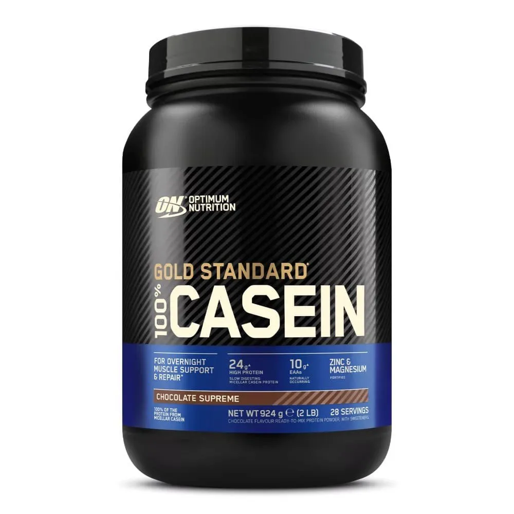 Optimum Nutrition Gold Standard 100% Casein Monohydrate Kreatinpulver Sjokolade 924g, Multicolore, One Size Optimum Nutrition Gold Standard 100% Casein Monohydrate Kreatinpulver Sjokolade 924g, Multicolore, One Size