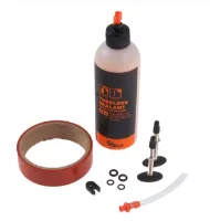 Orange Seal Tubelessett med 18 mm Teip Orange Seal Tubelessett med 18 mm Teip