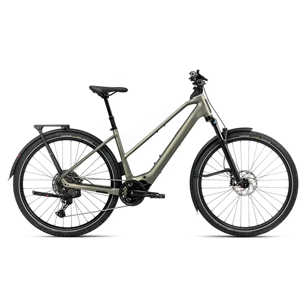 Orbea Kemen Tour 10 Mid 28mph 29´´ Cues U6000 Gs Shadow 2025 Elektrisk Sykkel, Spaceship green matt, S, 630Wh, Elsykkel Orbea Kemen Tour 10 Mid 28mph 29´´ Cues U6000 Gs Shadow 2025 Elektrisk Sykkel, Spaceship green matt, S, 630Wh, Elsykkel