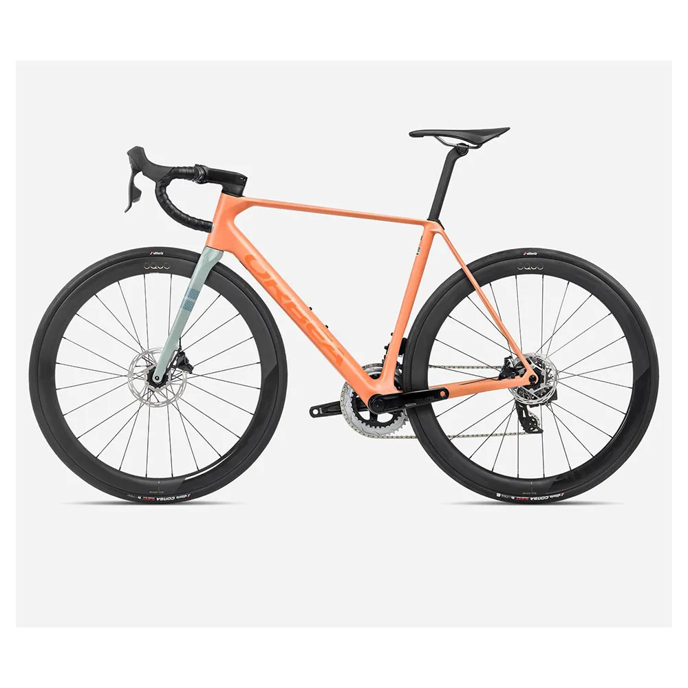 Orbea Orca M31eltd Pwr Rival Etap Axs 2024 Landeveissykkel, Orange cloud matt / stone blue matt / gloss Orbea Orca M31eltd Pwr Rival Etap Axs 2024 Landeveissykkel, Orange cloud matt / stone blue matt / gloss