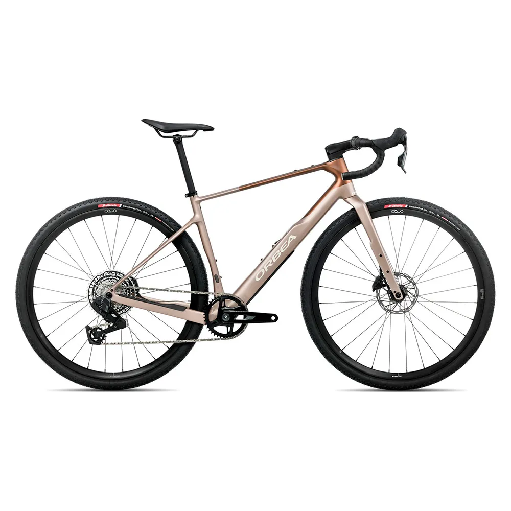 Orbea Terra M31eteam 1x Rival Xplr Axs 13s 2026 Grussykkel, Nickel / met cinnamon matt, XS Orbea Terra M31eteam 1x Rival Xplr Axs 13s 2026 Grussykkel, Nickel / met cinnamon matt, XS