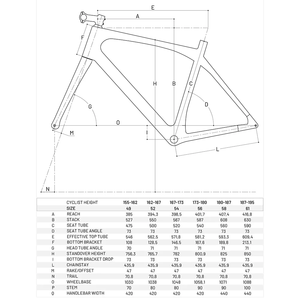 Ornus G4 Grx610 2024 Grussykkel, Gravel sykkel